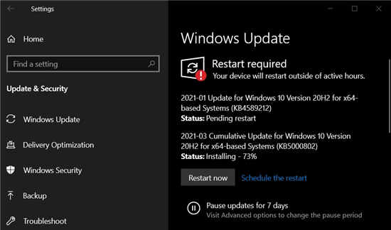 Windows10 Build 19042.867现在可用，下载离线安装程序