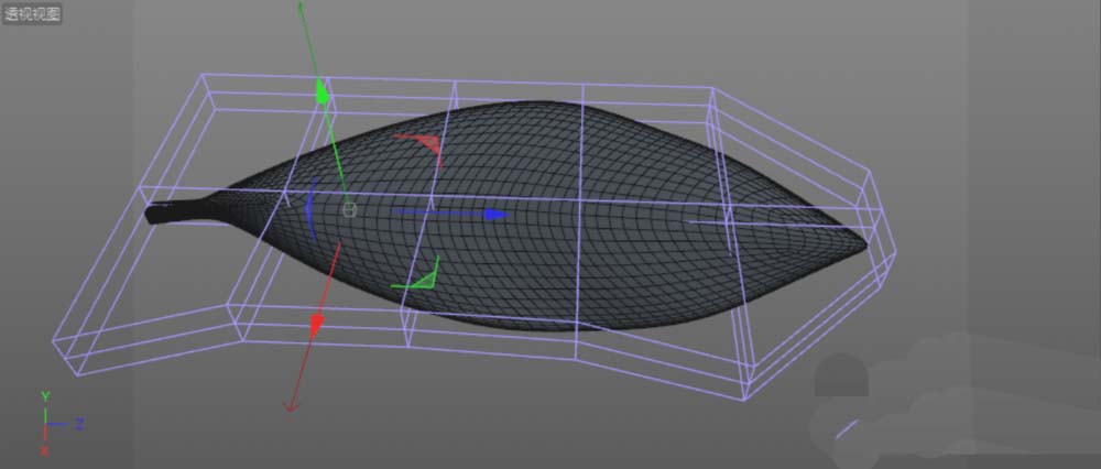 使用C4D建模一片绿色叶子的具体操作方法