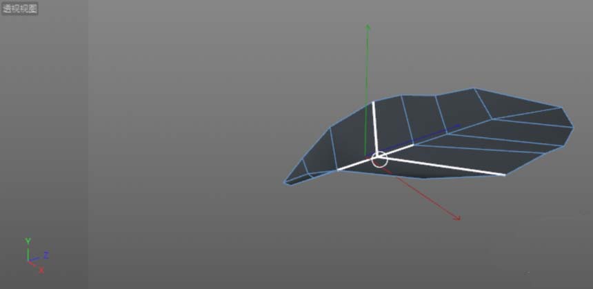 使用C4D建模一片绿色叶子的具体操作方法