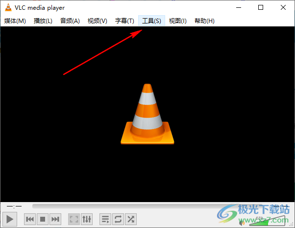 vlc media player设置缩放界面至视频大小的方法