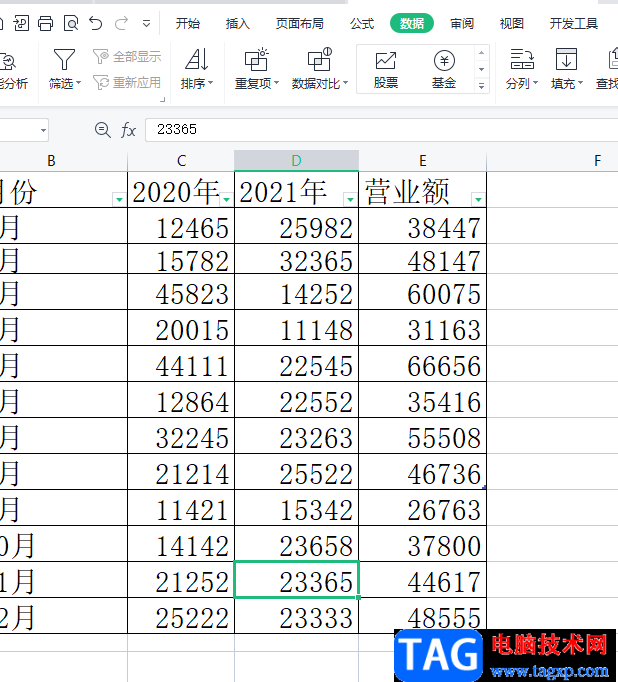 ​wps表格同时排序多列数据的教程