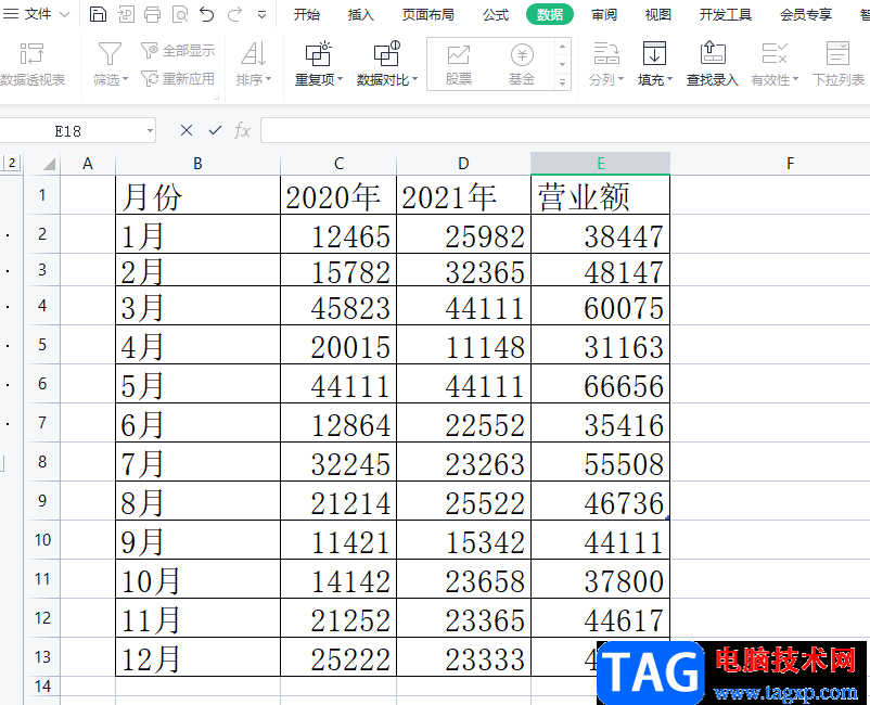 ​wps表格突出显示重复数值的教程