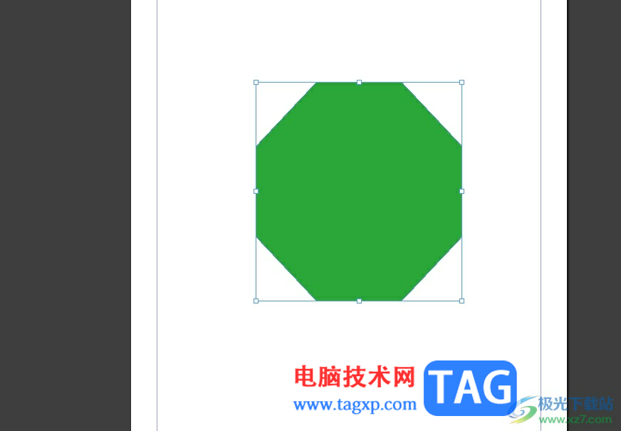 ​InDesign绘制的多边形随意更改边数的教程