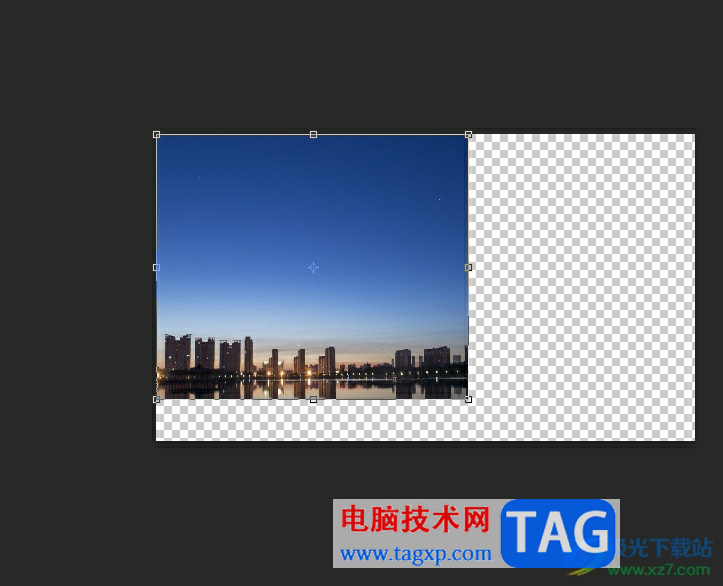 photoshop自由拉伸图片大小的教程