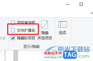 win10设置隐藏文件的后缀名的方法