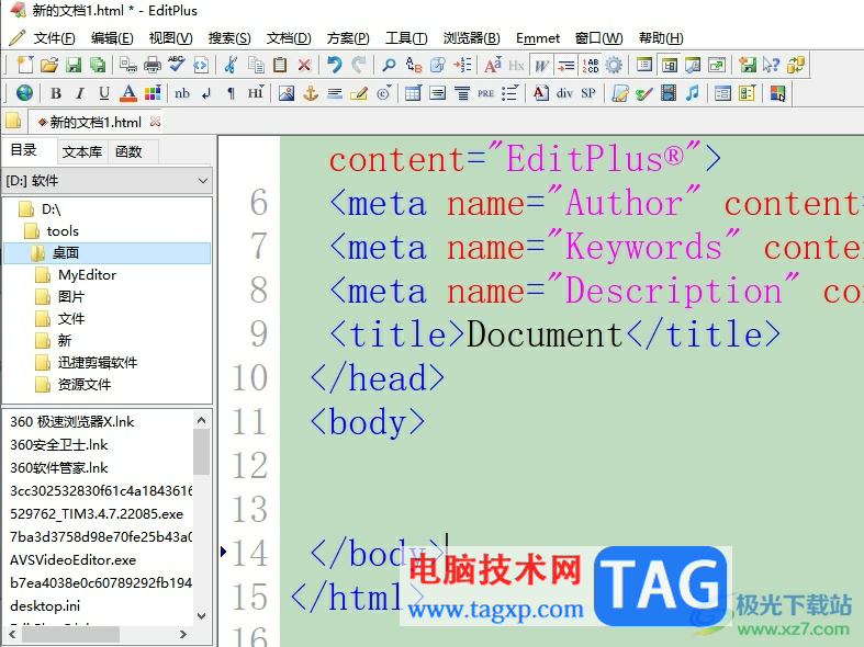 editplus实现多行注释的教程