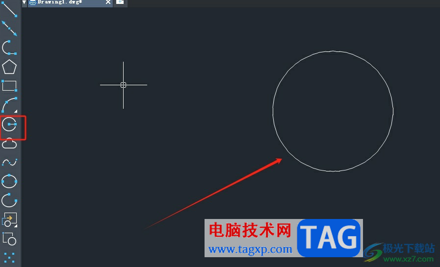 中望cad将圆打断成圆弧的教程