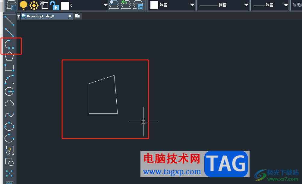 中望cad画轴对称图形的教程