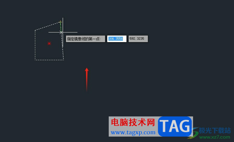 中望cad画轴对称图形的教程