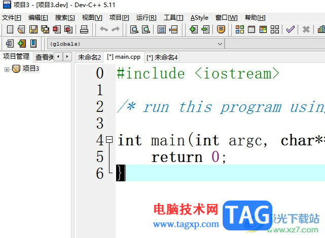 dev c++将文件保存为.c格式的教程