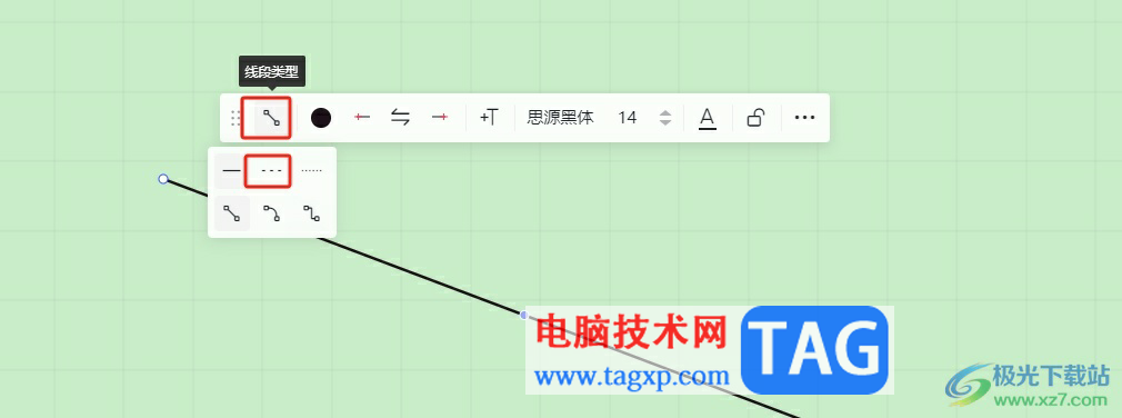 小画桌在白板上画虚线的教程