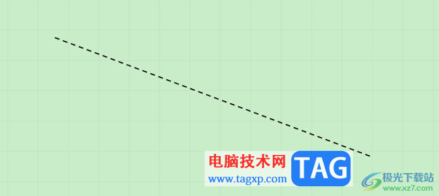 小画桌在白板上画虚线的教程