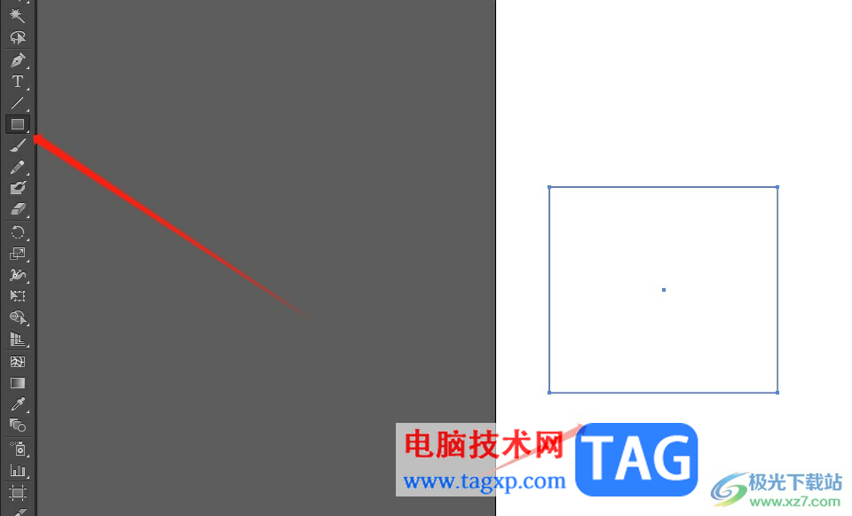 illustrator把图片嵌入正方形里的教程