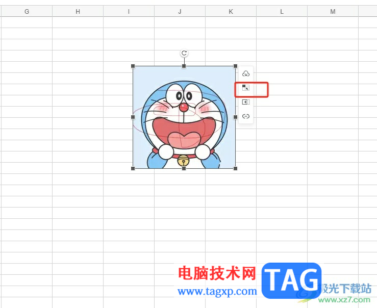 石墨文档将浮动图片嵌入单元格的教程