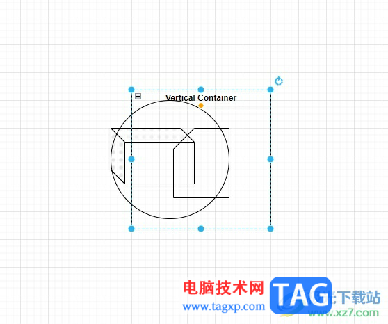 Draw.io将底层图形移至最前的教程